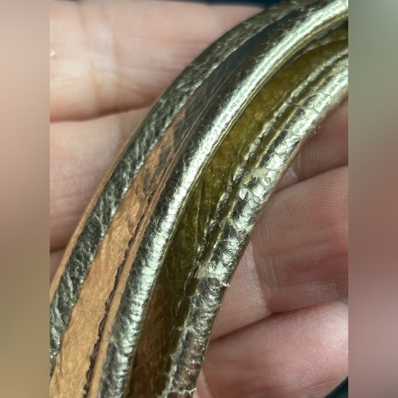 Coach Poppy Glam Tote Legacy Stripe Sequin 19021 Like New - Picture 16 of 17